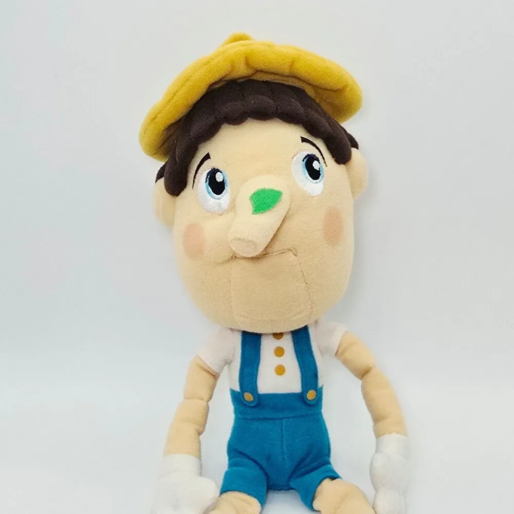Shrek The Third Pinocchio Plush Rare Stuffed Toy Dreamworks Leaf Nose
